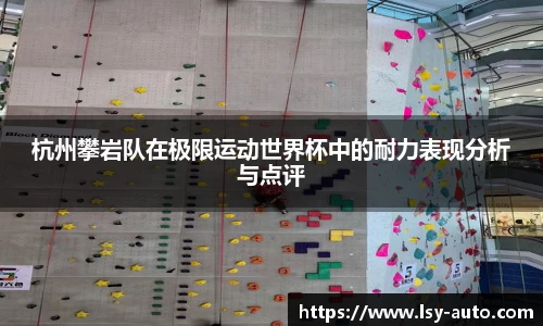 杭州攀岩队在极限运动世界杯中的耐力表现分析与点评